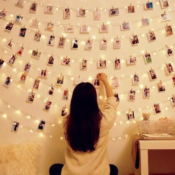 Other - New Golden Glowing LED Photo Clip Lights